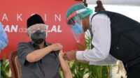 Wakil Presiden Ma’ruf Amin tidak merasakan efek setelah menerima suntikan vaksin COVID-19