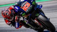 Pebalap tim Monster Energy Yamaha Fabio Quartararo