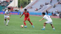 Marselino Ferdinan saat tampil membela Timnas Indonesia U-23