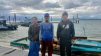 Tiga nelayan Bintan yang ditangkap di Perairan Johor Bahru, Malaysia kembali ke Bintan