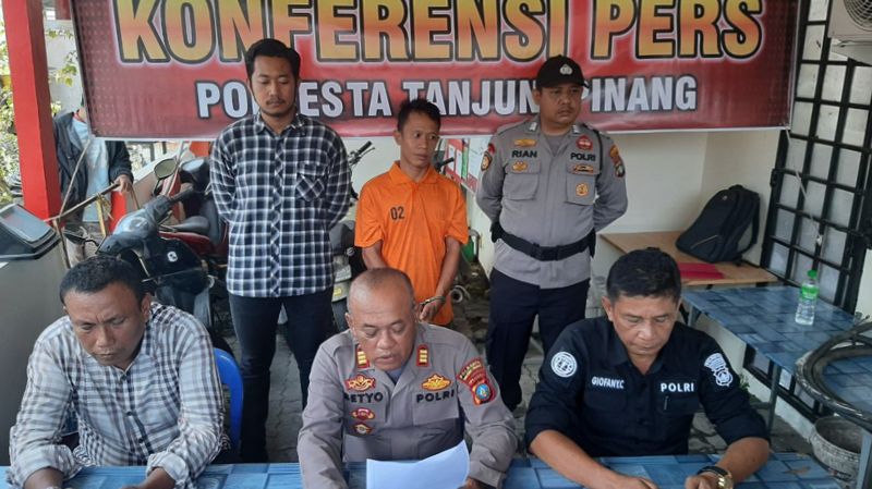 Polisi Ringkus Pencuri Kabel Listrik di Tanjungpinang