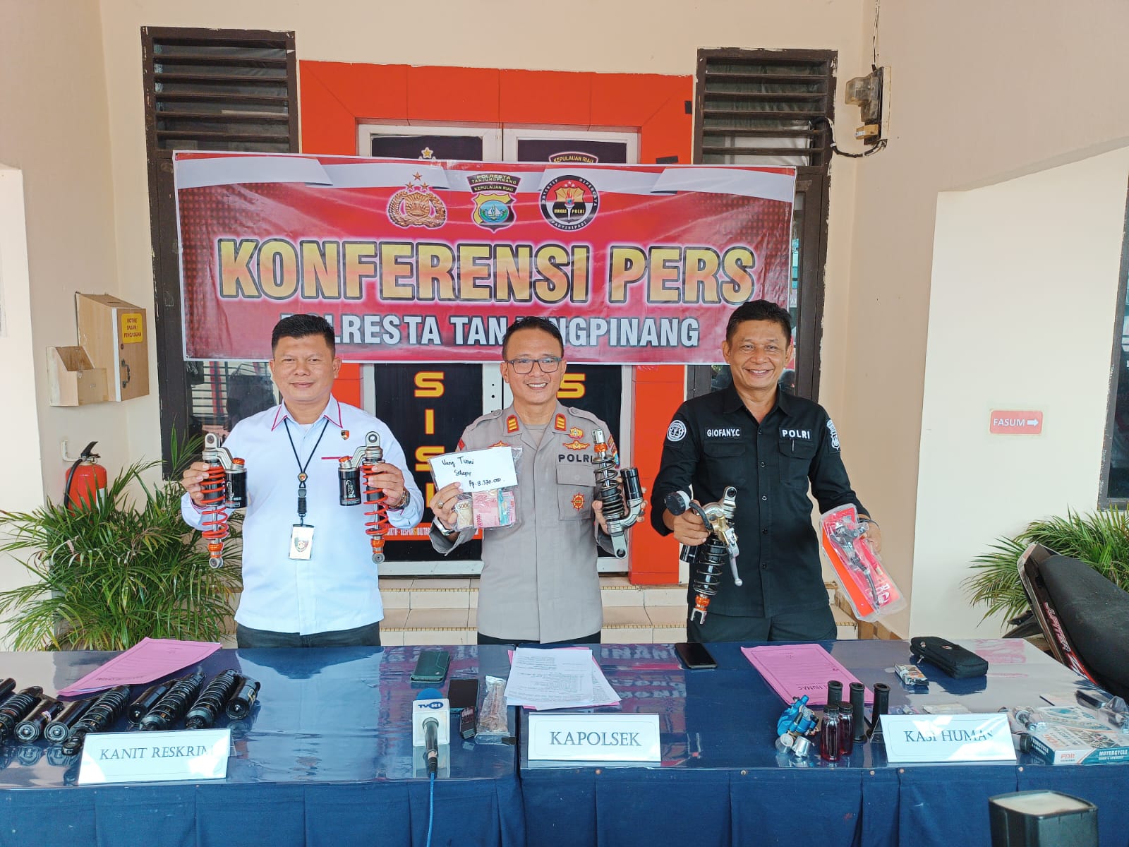 Bobol Bengkel dan Curi Suku Cadang, 4 Remaja di Tanjungpinang Diringkus Polisi