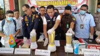 Polres Tanjungpinang Musnahkan Ribuan Ekstasi Selundupan dari Malaysia