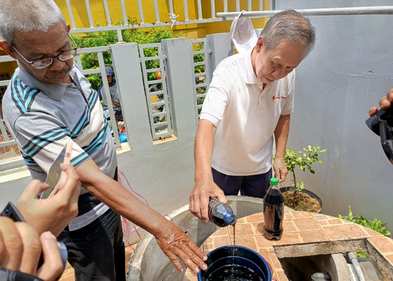 Air Sumur Warga Tanjungpinang Tercemar BBM