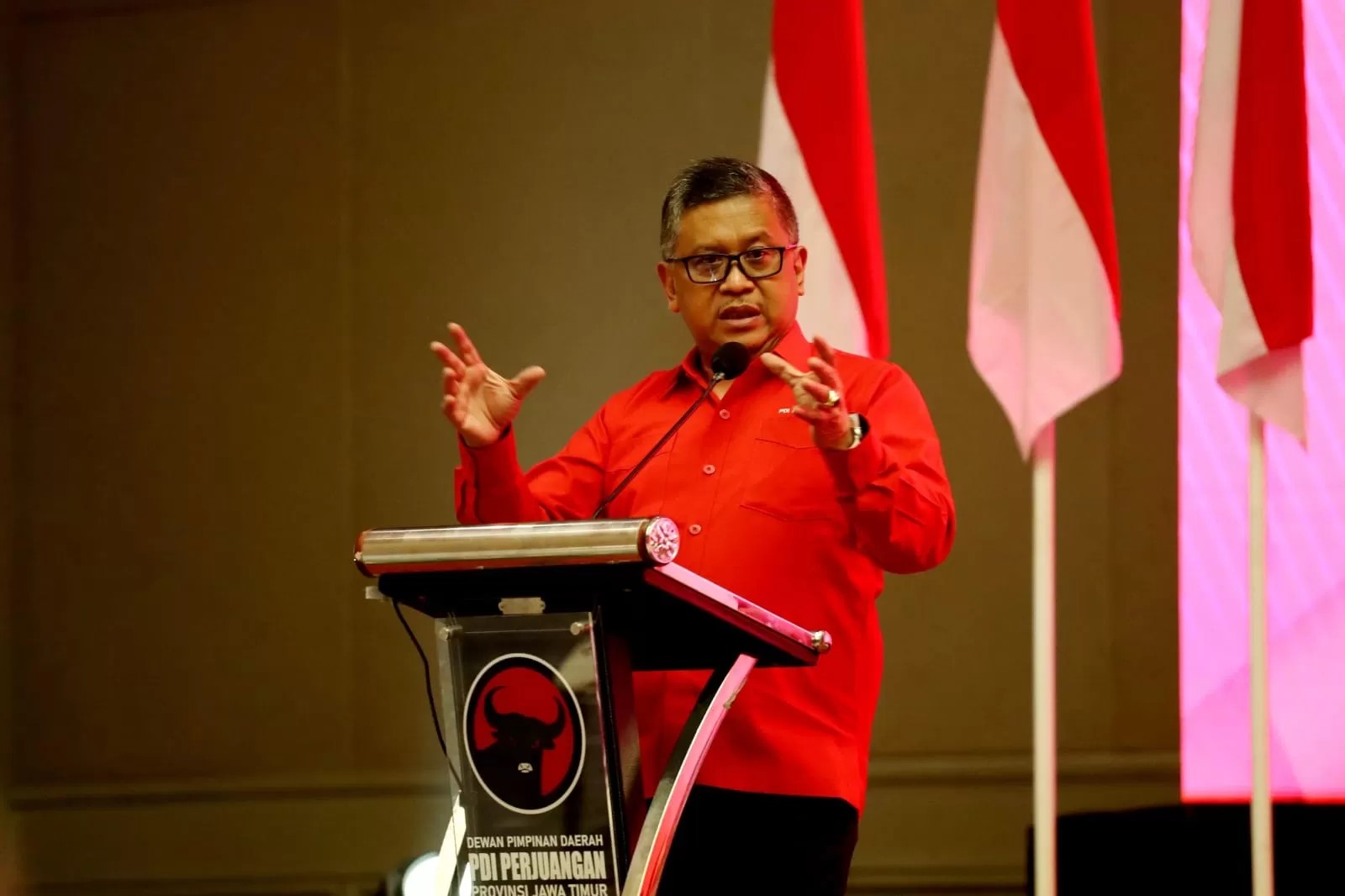 Hasto : PDI-P Partai Banteng, Makin Ditekan Makin Semangat
