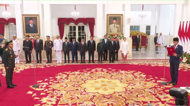 Sah, Presiden Jokowi Lantik Jenderal Agus Subiyanto Sebagai Panglima TNI