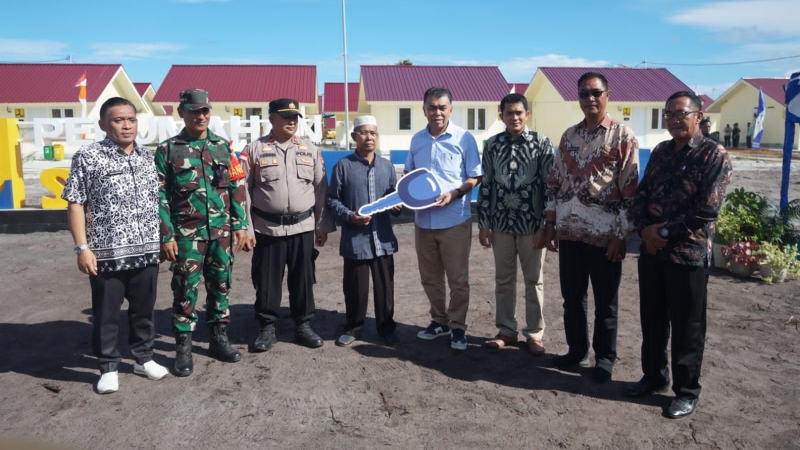 45 Unit Rumah Bantuan Koban Longsor Serasan Siap Huni