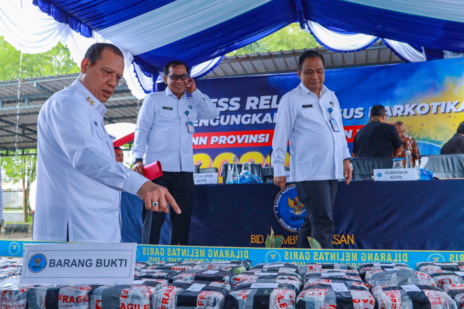 BNNP Kepri Gagalkan Penyelundupan 60 Kilogram Sabu di Tanjungpinang