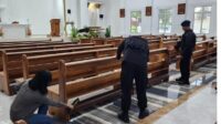 Polres Karimun Sterilisasi 6 Gereja Jelang Ibadah Natal Polres Karimun Sterilisasi 6 Gereja Jelang Ibadah Natal
