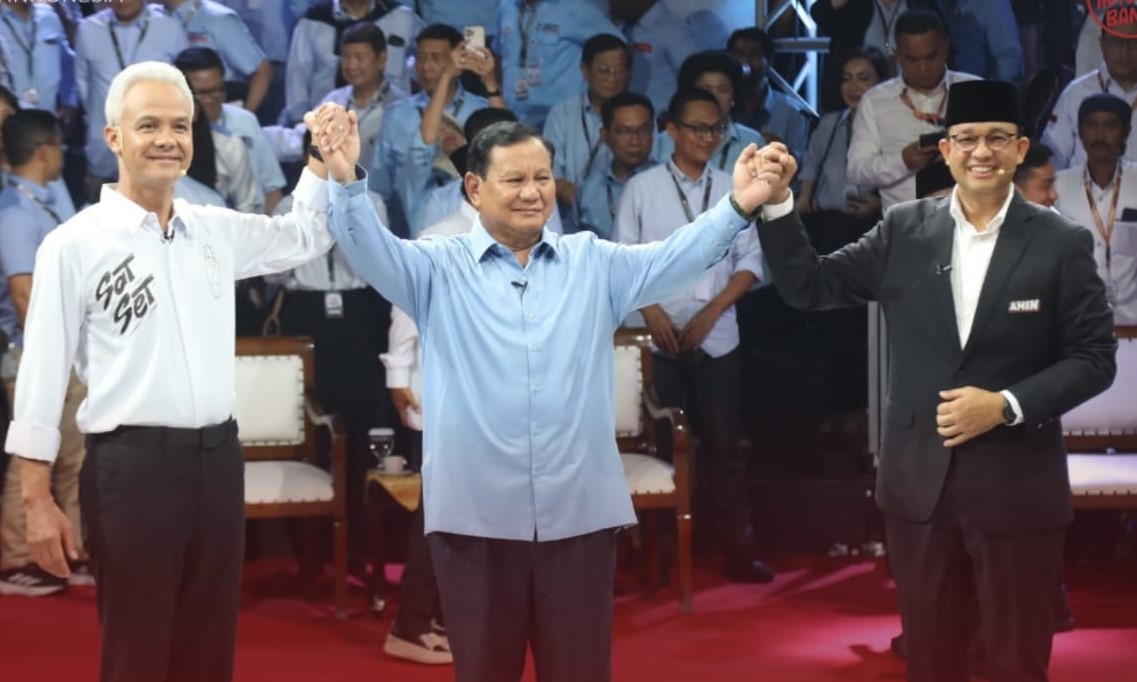 KPU Tetap Gunakan Podium dan Satu Mikrofon di Debat Ketiga Pilpres 2024