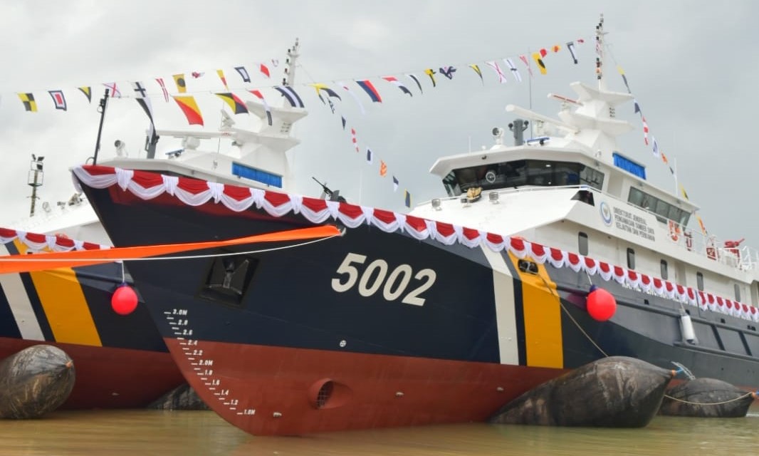 KKP Luncurkan Dua Kapal Pengawas Berkecepatan Tinggi di Batam