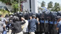 Pasukan Penindakan Huru Hara Lantamal IV Berhasil Cegah Demo Anarkis