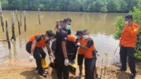 Hilang Terseret Arus Selokan, Jasad Rahmat Ditemukan Mengapung di Aliran Sungai Sudip Dompak