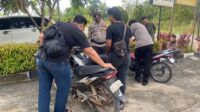 Polsek Sungai Beduk Razia Knalpot Brong Jelang Pemilu 2024 Polsek Sungai Beduk Razia Knalpot Brong Jelang Pemilu 2024