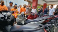 Polisi Ringkus Sindikat Curanmor di Tanjungpinang, 10 Motor Diamankan