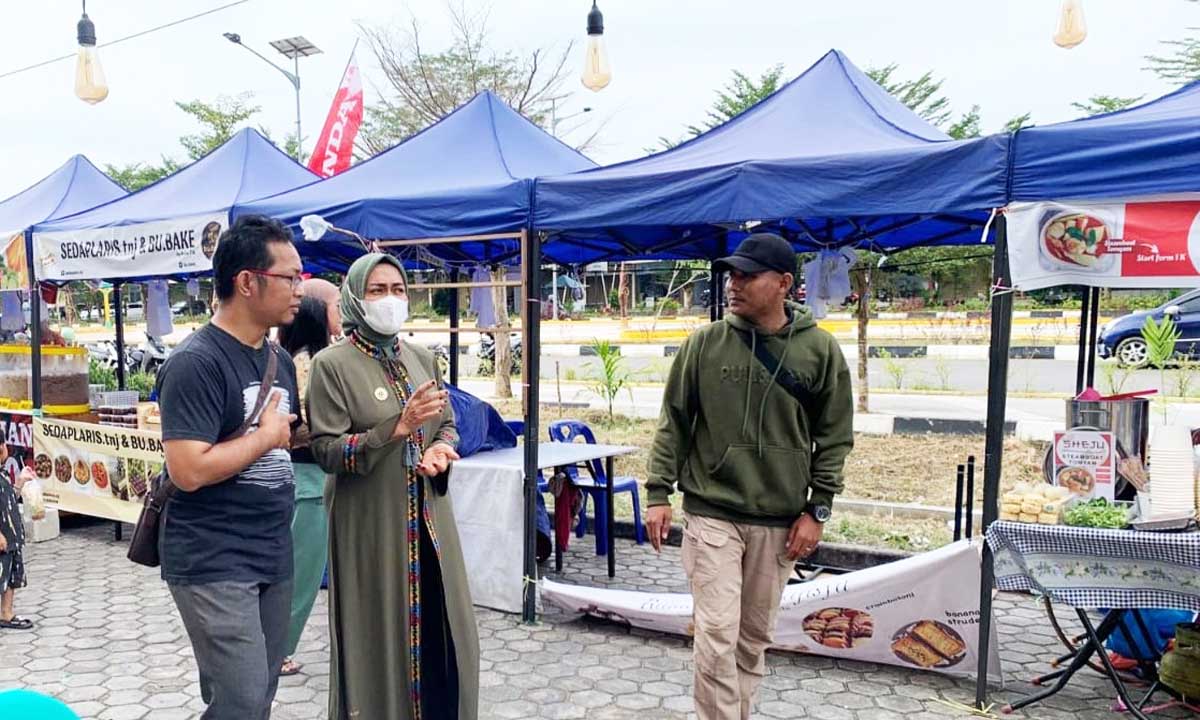 Bazar Ramadan di Jalan Bandara Ramai Pengunjung, Dorong Ekonomi Masyarakat Sekitar