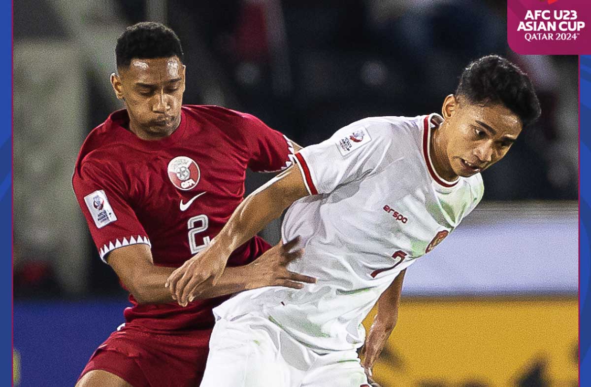 AFC U-23: Timnas Indonesia Tumbang 0-2 Lawan Qatar
