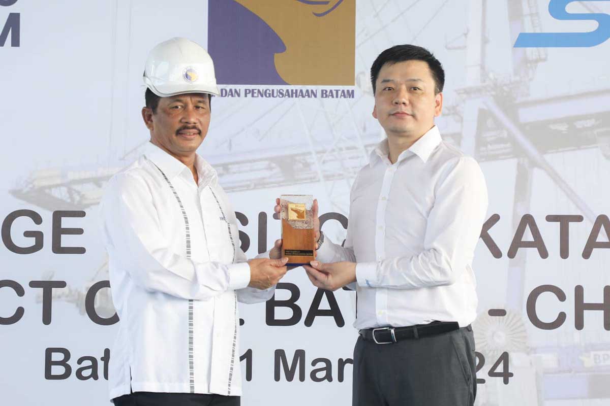 Kapal Kargo Perdana dari China Sandar di Batam, Tingkatkan Ekspor-Impor