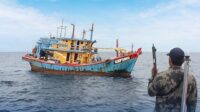 Kapal Nelayan Asing yang diamankan PSDKP Batam