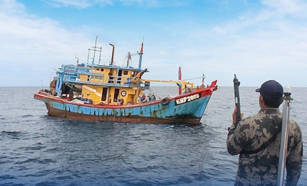 Kapal Nelayan Asing yang diamankan PSDKP Batam