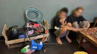 Polisi Bekuk 3 Pencuri Genset Indomaret Botania, Batam