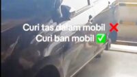 Ban Mobil Digasak Maling di Parkiran Mal, Polisi Selidiki Pelaku