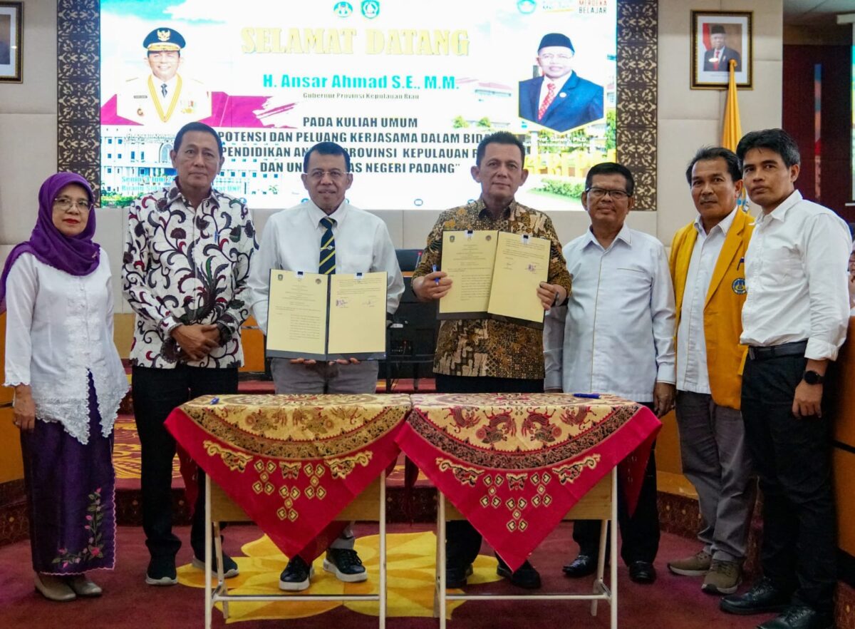 Jalin Kerjasama dengan UNP, Pemprov Kepri Perluas Jejaring Pendidikan dan Tingkatkan Kualifikasi Tendik