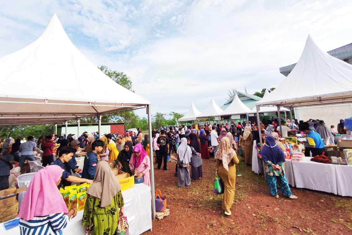DP3 Tanjungpinang Gelar Gerakan Pangan Murah Jelang Idul Adha, Harga Bahan Pokok Dibawah Pasar