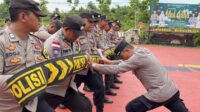 Jelang Pilkada 2024, Polres Bintan Gelar Latihan Pengendalian Massa