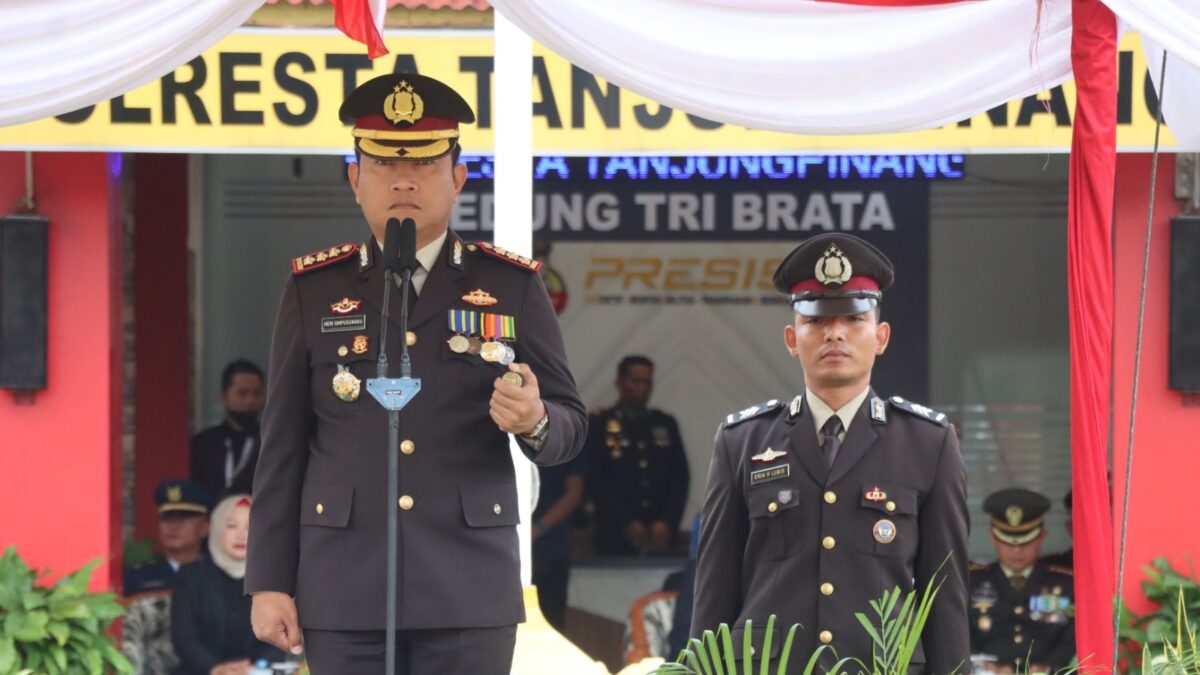 HUT Bhayangkara ke-78, Kapolresta Tanjungpinang Tegaskan Peran Polri Dukung Transformasi Ekonomi Inklusif