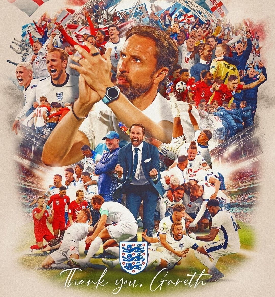 Dua Kali Kalah di Final Euro, Gareth Southgate Mengundurkan Diri