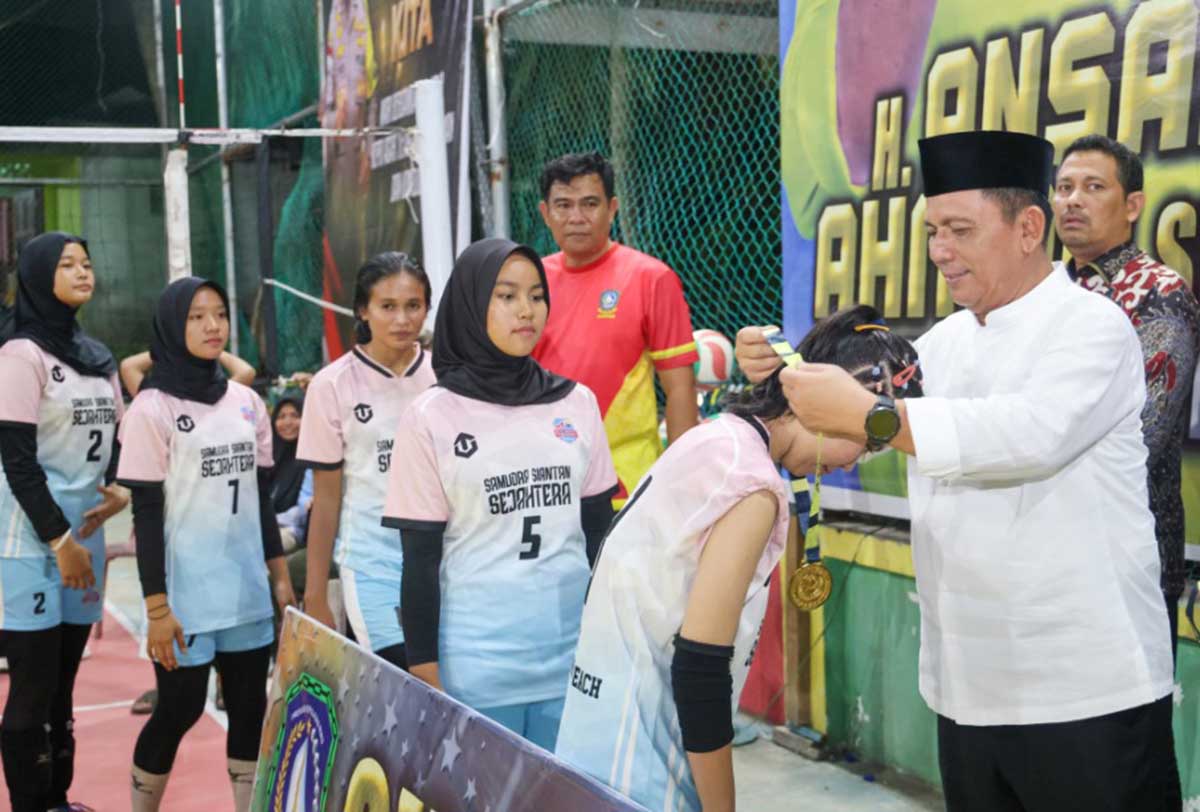 Samudera Siantan Juarai Zona Anambas Turnamen Voli Putri U-23 Gubernur Cup 2024