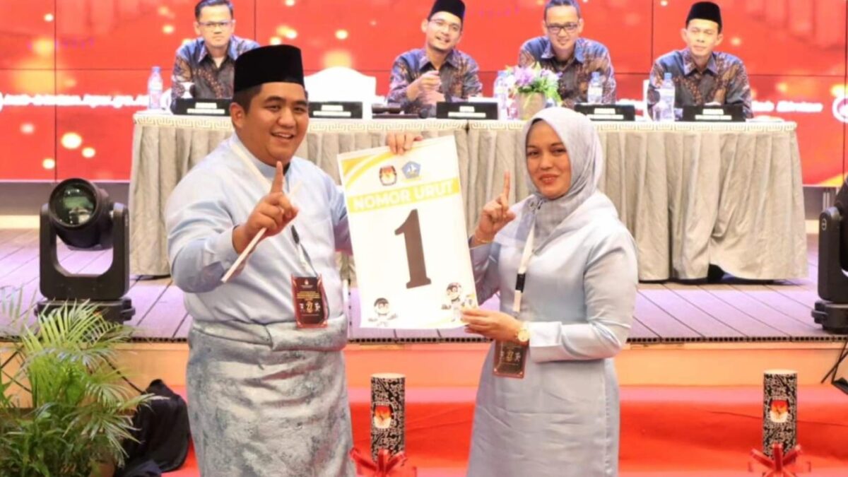 Paslon Tunggal Roby-Deby Nomor Urut 1 di Pilkada Bintan