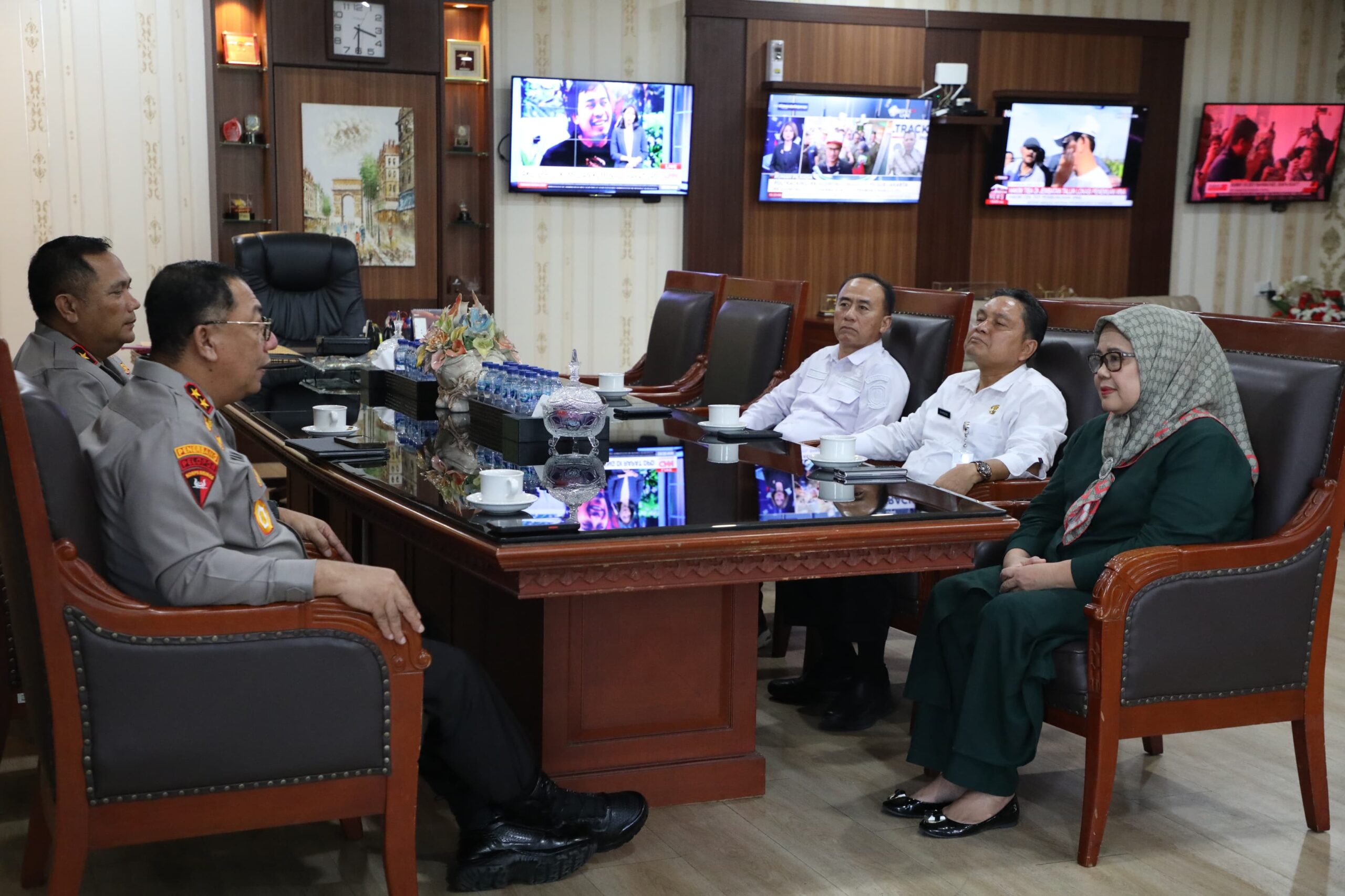 Marlin Agustina Perkuat Sinergi dengan Forkopimda untuk Pilkada Aman dan Damai