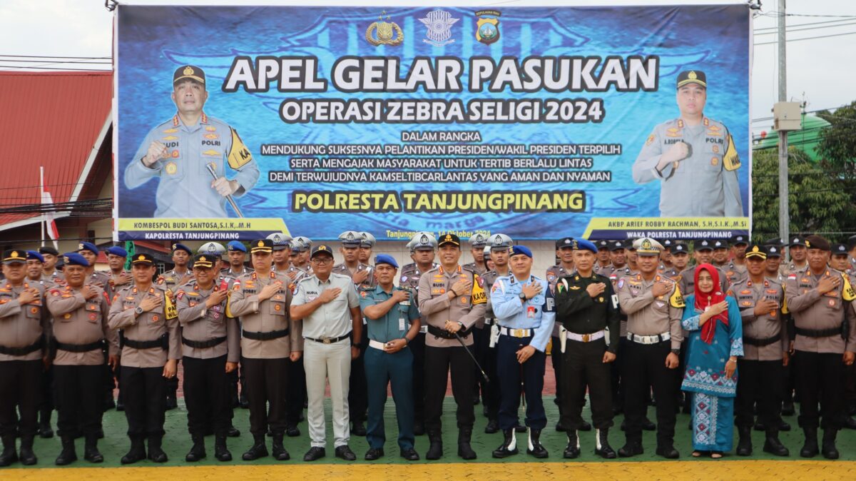 Dua Pekan Kedepan, Polresta Tanjungpinang Gelar Operasi Zebra Seligi