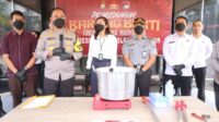 Polres Karimun Musnahkan 2,5 Kilogram Sabu Hasil Tangkapan Pegawai Honorer
