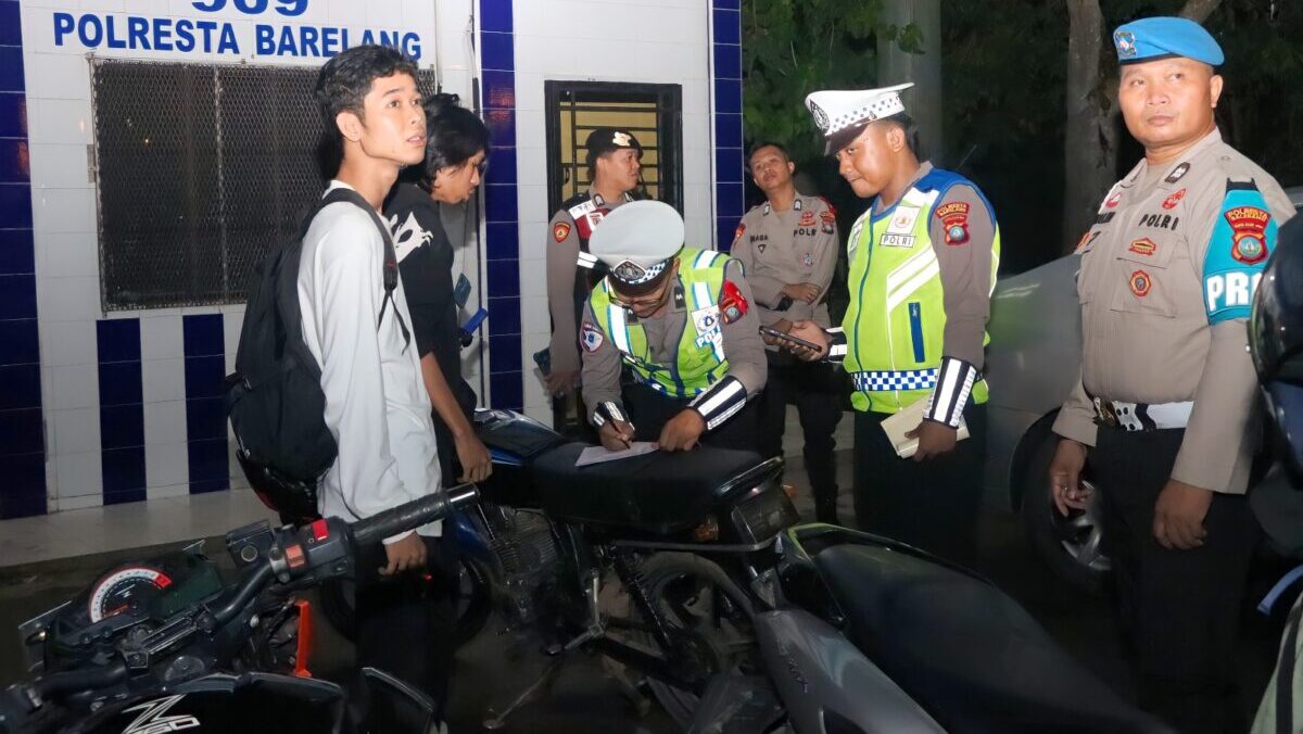 Polresta Barelang Gencarkan Patroli Berantas Balap Liar dan Knalpot Brong