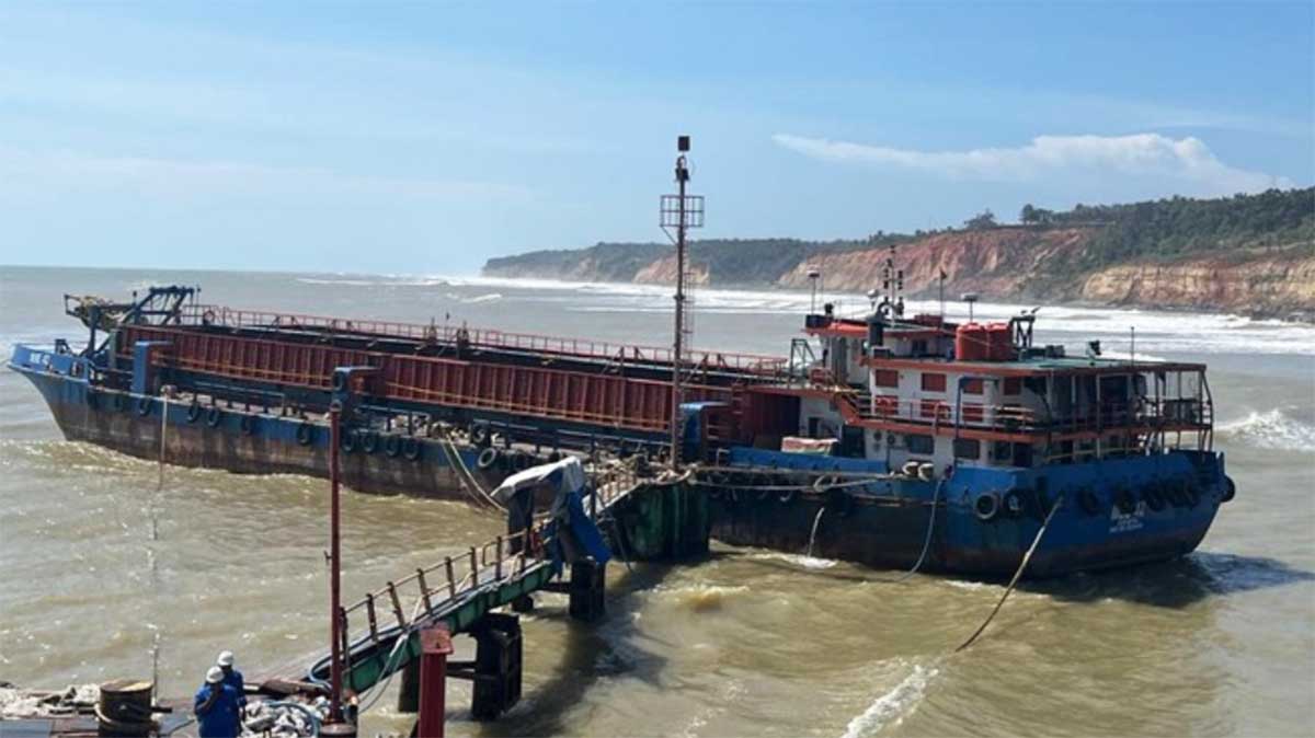 KKP Kembali Tindak Tegas Kapal Keruk Pasir Laut Ilegal di Bengkulu