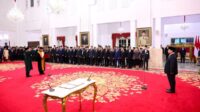 Presiden Prabowo Saksikan Pengucapan Sumpah Sunarto sebagai Ketua Mahkamah Agung