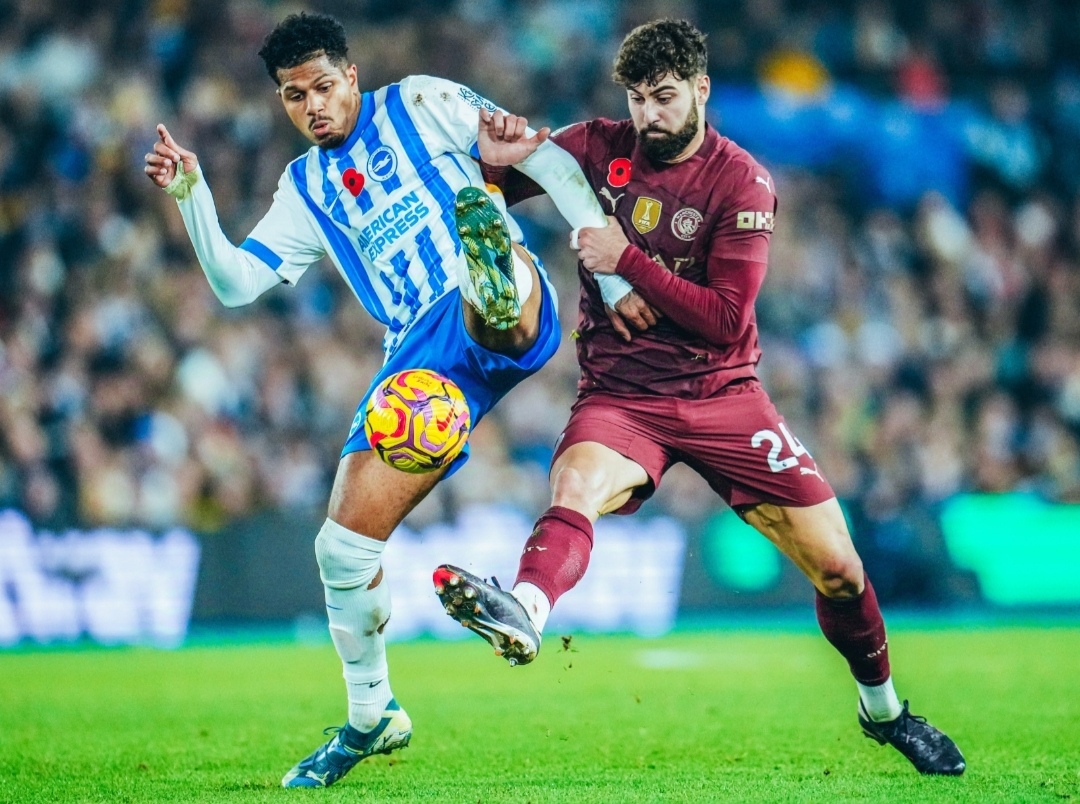 Manchester City Tumbang Lagi di Kandang Brighton