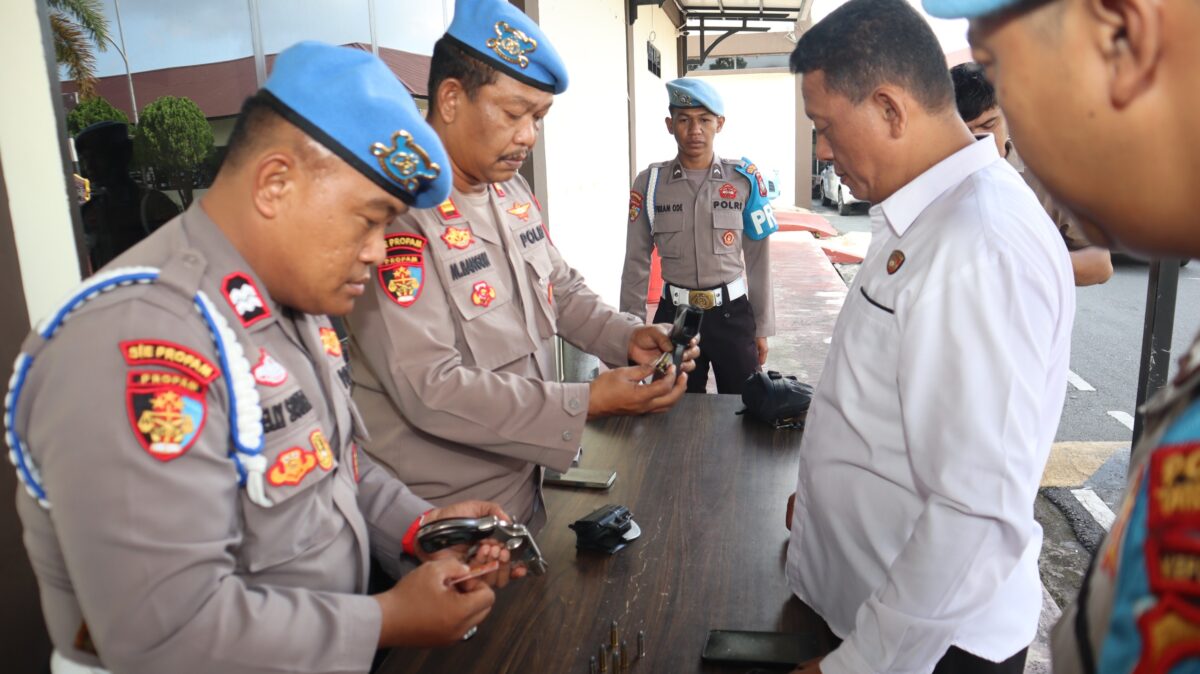 Polresta Tanjungpinang Perketat Pengawasan Senpi dan Etika Personel