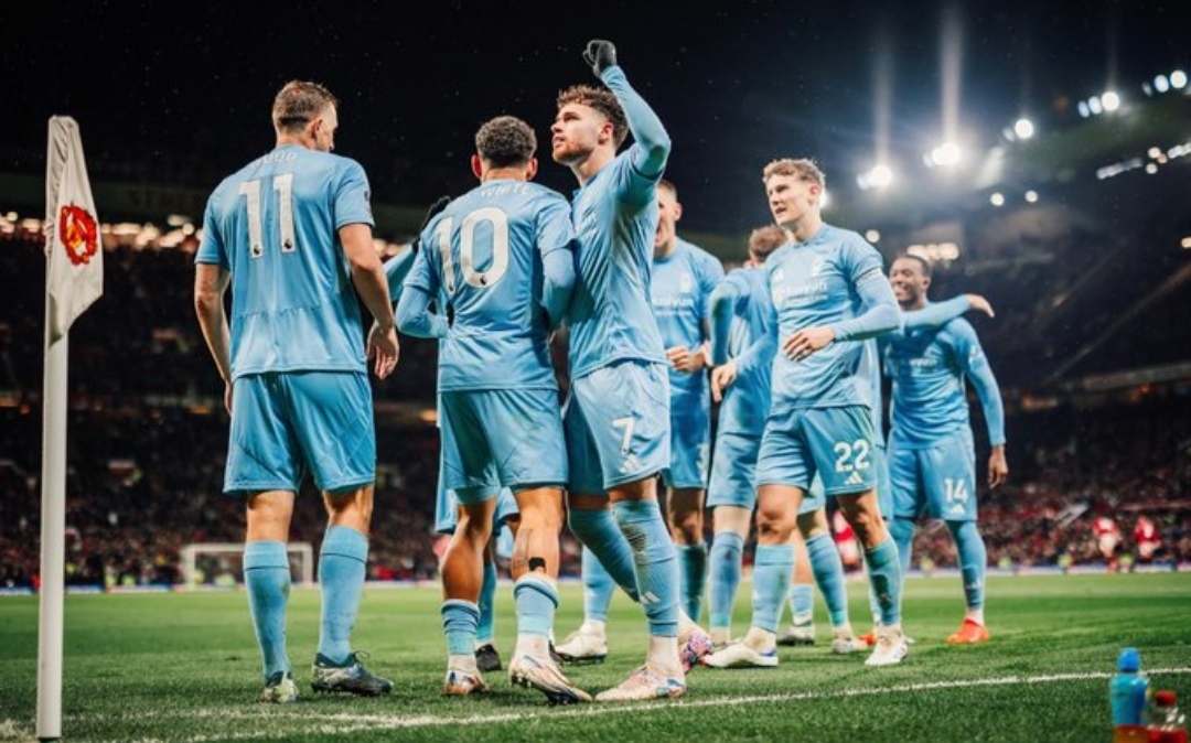 Nottingham Forest Gilas MU di Old Trafford