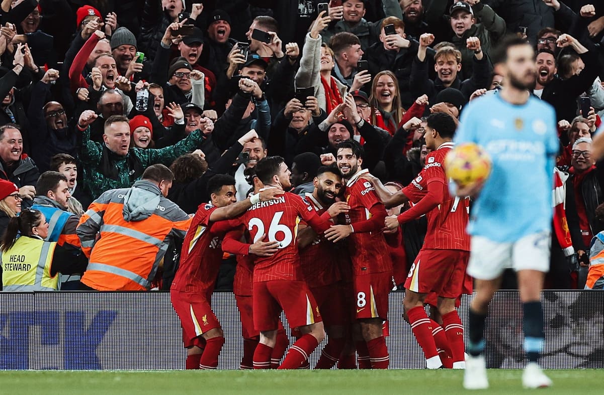 Liverpool Kuasai Liga Primer Inggris, Manchester City Tumbang Lagi