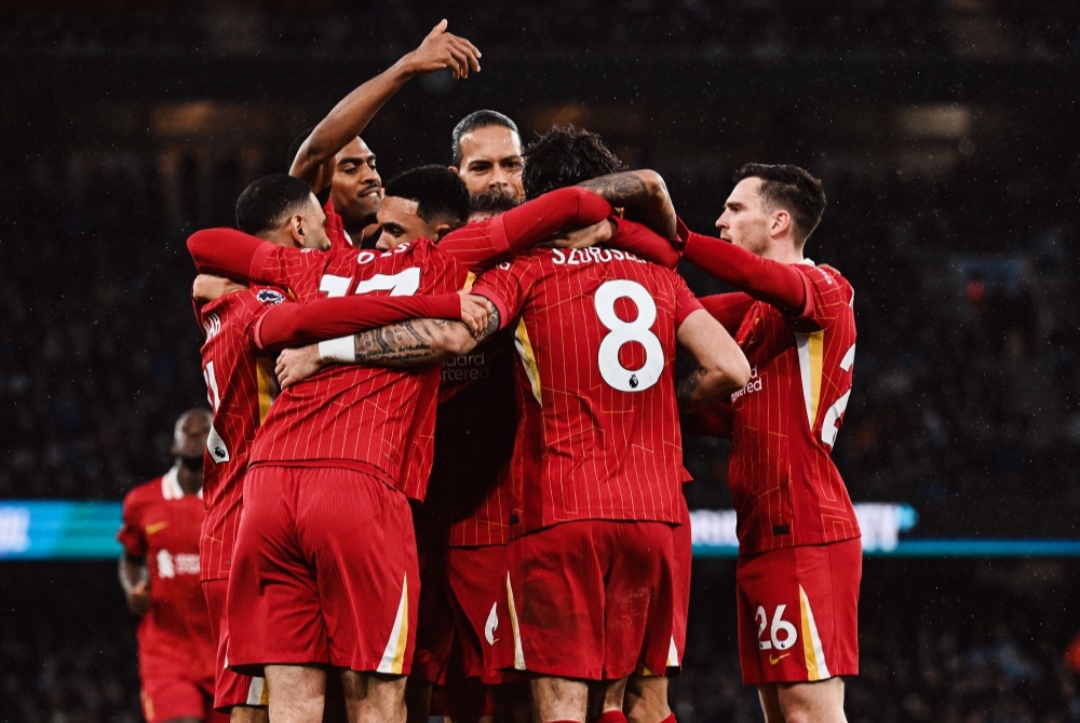 Liverpool Kokoh di Puncak Klasemen Liga Primer Inggris Setelah Kalahkan Manchester City