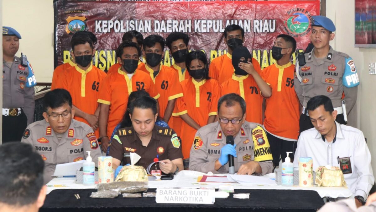 Polda Kepri Musnahkan Narkotika Hasil Pengungkapan Kasus Februari-Maret 2025
