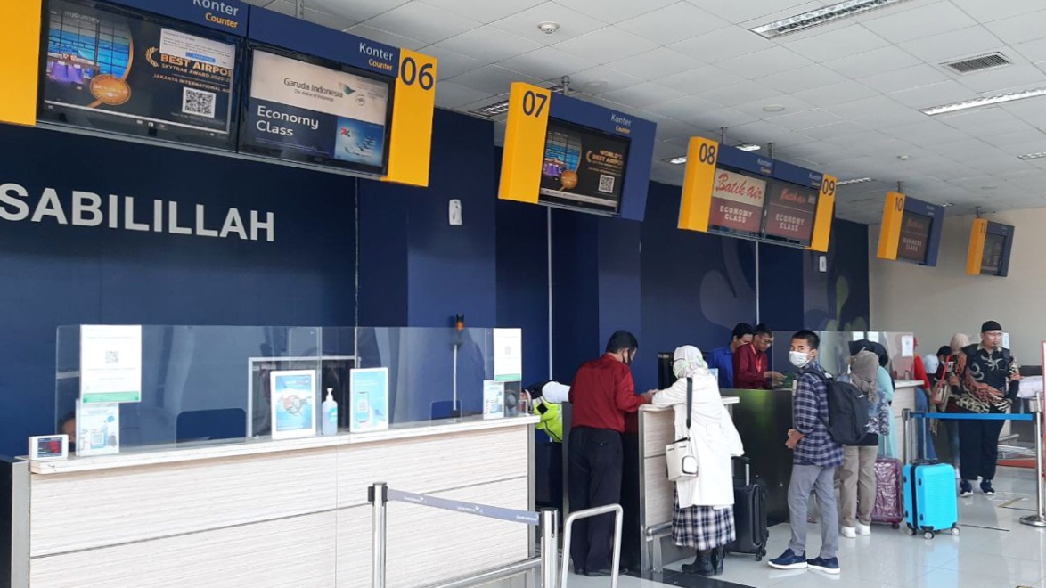 Arus Penumpang di Bandara RHF Turun Saat Lebaran, Imbas Kondisi Ekonomi?