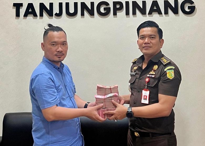 Terdakwa Korupsi Proyek Studio TVRI Kepri Setor Uang Pengganti Rp252 Juta ke Kas Negara