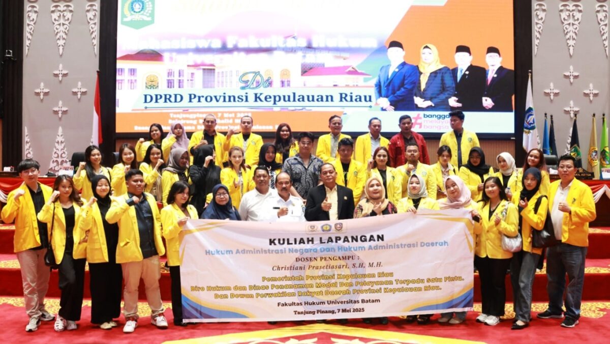 Mahasiswa UNIBA Kunjungi DPRD Kepri, Pelajari Fungsi Legislatif dalam Perkuliahan Lapangan