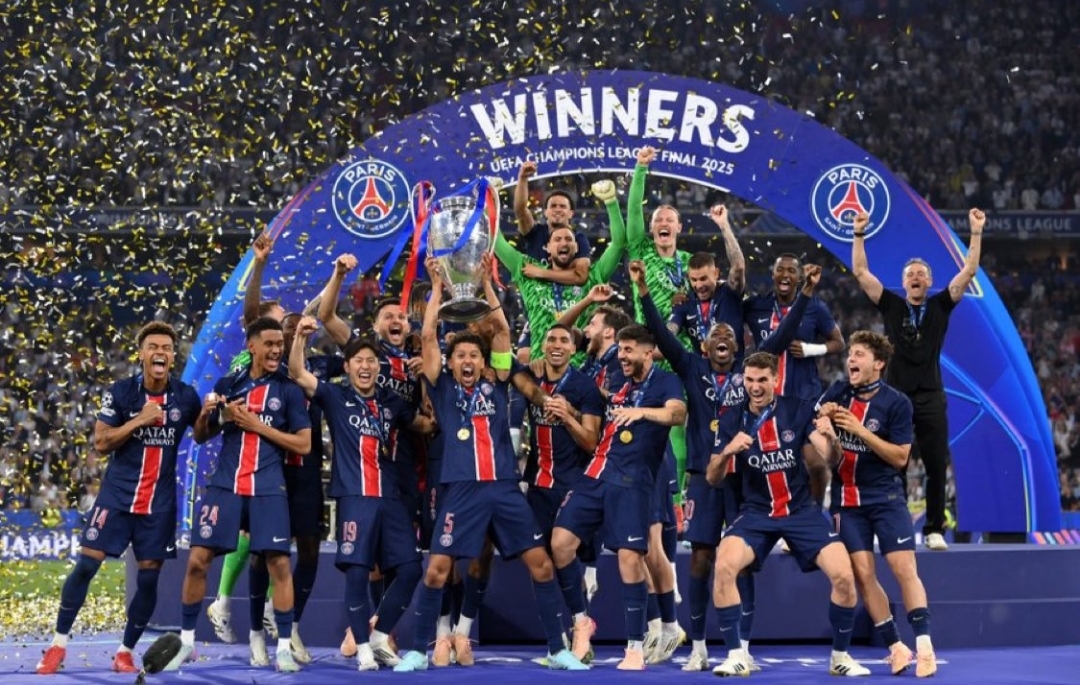 Tampil Dominan, PSG Juara Liga Champions