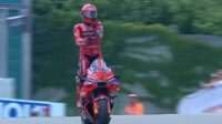 Juara MotoGP German, Marc Marquez Selebrasi Aura Farming Pacu Jalur
